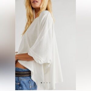 Free People We The Free CC Tee White Small